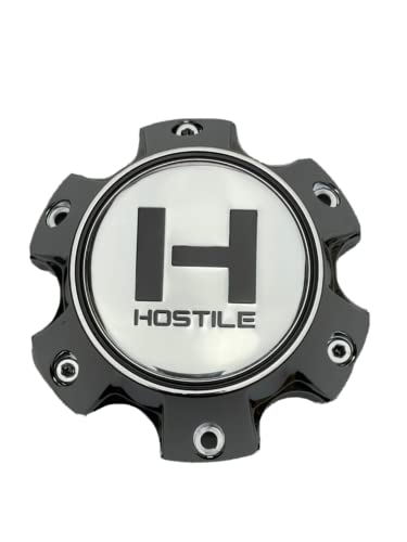 Hostile Chrome Wheel Center Cap HC-6003 C-8015A replacement wheel center cap part HC-6003