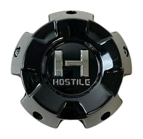 Hostile Gloss Black Wheel 5 Lug Center Cap HC-5001 HC-5001-B replacement wheel center cap part HC-5001