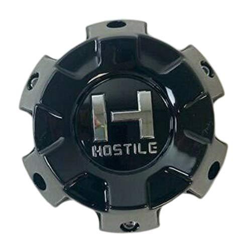 Hostile Gloss Black Wheel 6 Lug Center Cap HC-6001 HC-5001-B replacement wheel center cap part HC-6001
