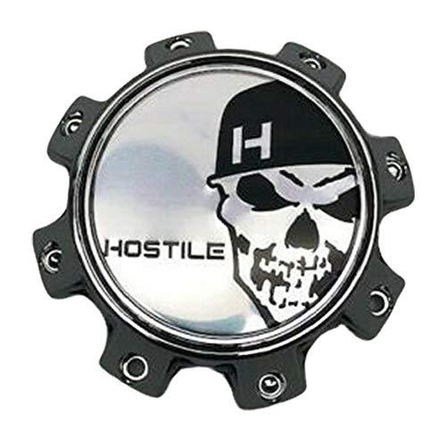 Hostile Special Edition Skull Logo Chrome Wheel Center Cap HC-8003 replacement wheel center cap part HC-8003