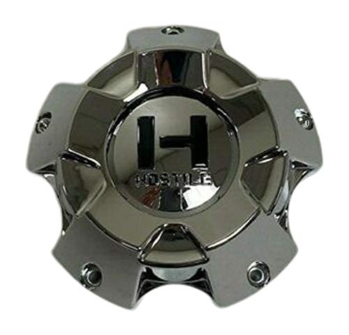 Hostile Wheels 5 Lug Chrome Wheel Center Cap HC-5002 replacement wheel center cap part HC-5002