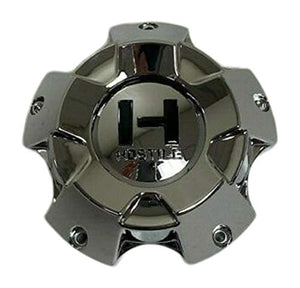 Hostile Wheels 5 Lug Chrome Wheel Center Cap