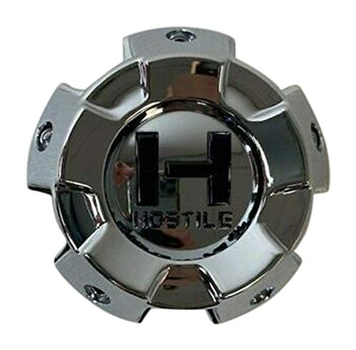 Hostile Wheels 5 Lug Chrome Wheel Center Cap