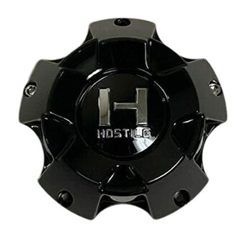 Hostile Wheels 5 Lug Gloss Black Wheel Center Cap HC-5002