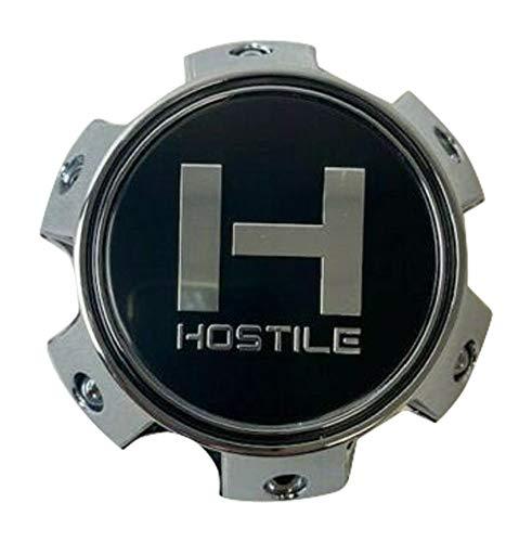 Hostile Wheels 6 Lug Chrome Wheel Center Cap HC6003