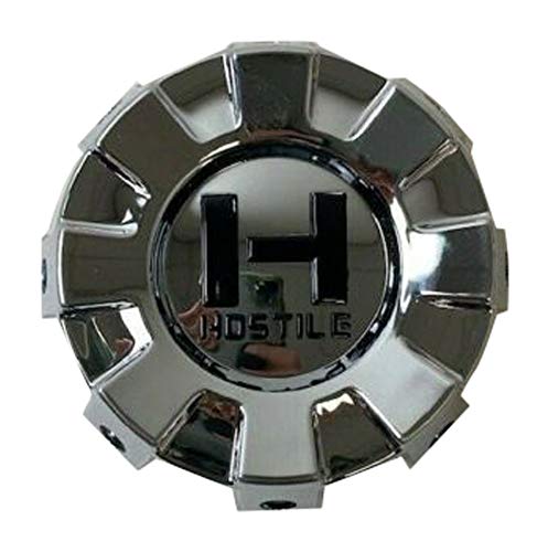 Hostile Wheels 8 Lug Chrome Wheel Center Cap HC-8001 HC-8001-B replacement wheel center cap part HC-8001
