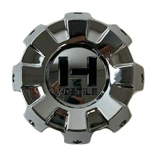 Hostile Wheels 8 Lug Chrome Cap