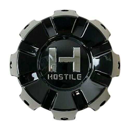 Hostile Wheels 8 Lug Gloss Black Wheel Center Cap HC-8802 HC-8001-B replacement wheel center cap part HC-8802