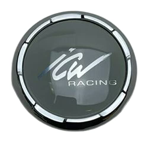 ICW Racing Chrome Snap in Wheel Center Cap 917K69 - Wheel Center Caps