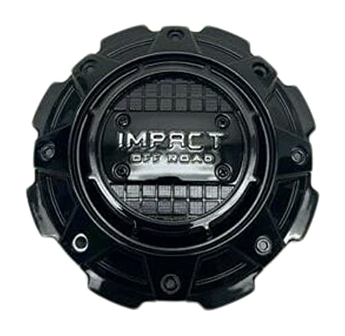 Impact Off-Road Gloss Black Wheel Center Cap SD02-SG F20P424A-6 SD02 replacement wheel center cap part SD02-SG