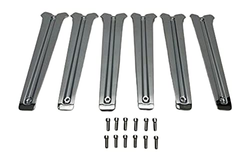 Incubus Viscera 842 24 Inch Chrome Inserts Set (6 PCS) EMR0842-2495-ZSJ replacement center cap logo / insert part EMR0842-2495-ZSJ