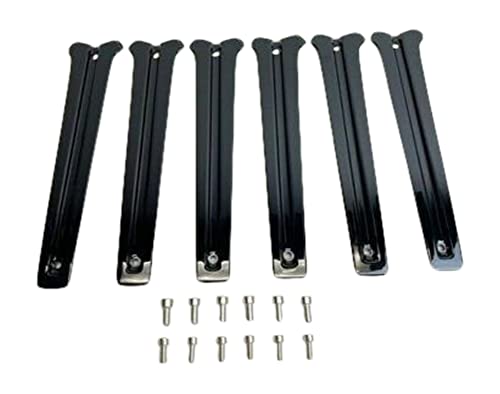 Incubus Viscera 842 26 Inch Gloss Black Inserts Set 6 PCS EMR0842-2695-ZSJ replacement center cap logo / insert part EMR0842-2695-ZSJ