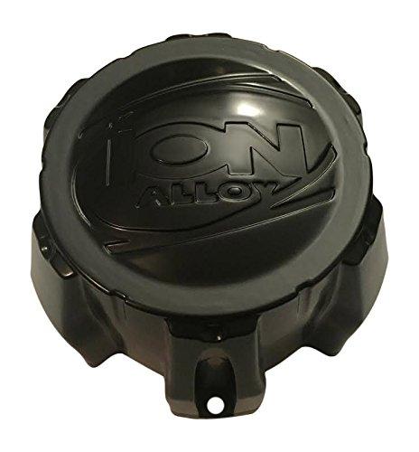 Ion Alloy 6 Lug Matte Black Wheel Center Cap