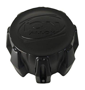 Ion Alloy C101710B 11531580F-6 11531580F-1 C101710 Black Center Cap - wheelcentercaps