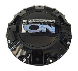 Ion Alloy C1019402B C-218-1 LG1212-20 Black Wheel Center Cap - wheelcentercaps