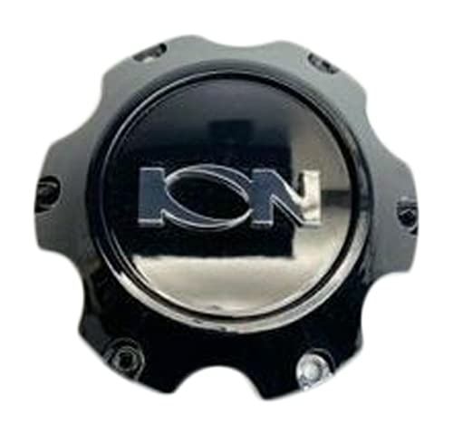 Ion Alloy Gloss Black Wheel Center Cap C10143B04 C10143B03 12812090F-1 - wheelcentercaps