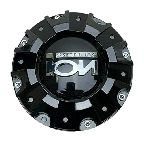 Ion Alloy Gloss Black Wheel Center Cap C10196 C8181801 - wheelcentercaps