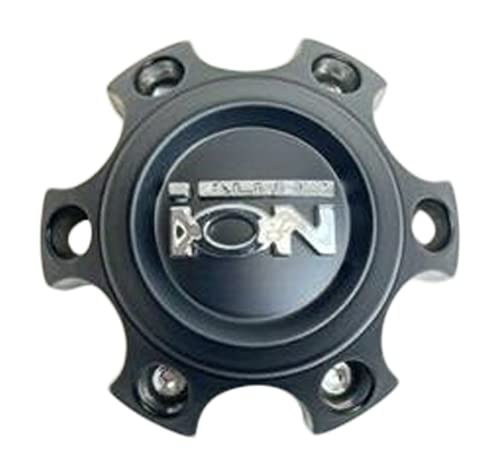 Ion Alloy Matte Black Wheel Center Cap C10135MB01 replacement wheel center cap part C10135MB01