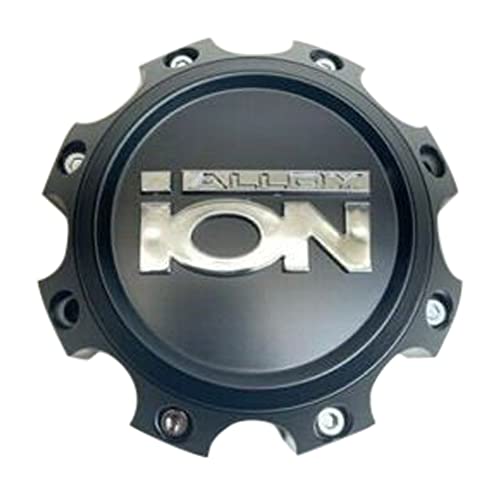 Ion Alloy Matte Black Wheel Center Cap C10135MB06 replacement wheel center cap part C10135MB06