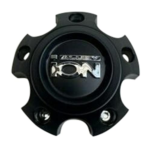Ion Alloy Matte Black Wheel Center Cap C10135MB07 replacement wheel center cap part C10135MB07