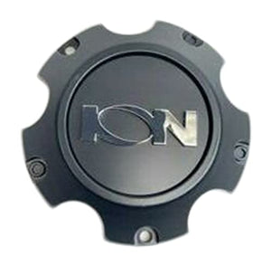 Ion Alloy Matte Black Wheel Center Cap C10143MB01 C10143B01 12812090F-4 - wheelcentercaps