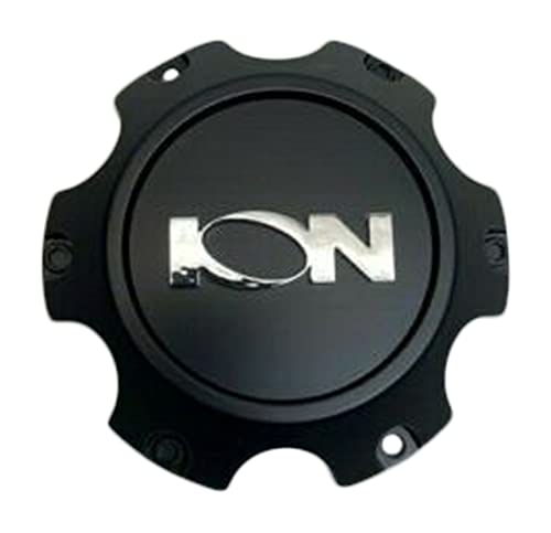 Ion Alloy Matte Black Wheel Center Cap C10143MB03 C10143B03 12812090F-1 - wheelcentercaps