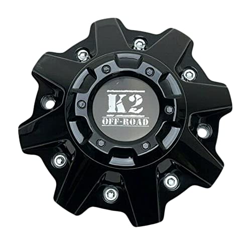 K2 Off-Road Gloss Black Wheel Center Cap CAP-903L210 903L210-SG 903L196-SG replacement wheel center cap part CAP-903L210
