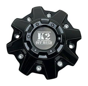 K2 Off-Road Gloss Black Wheel Center Cap
