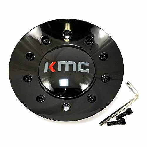 KMC KMC 677 CAP GLOSS BLACK - 496L170B001 replacement wheel center cap part 496L170B001