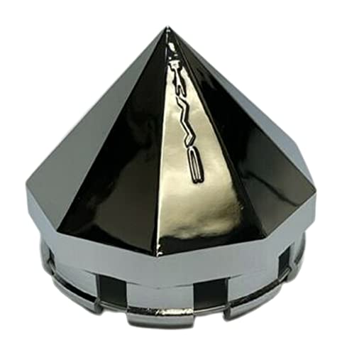 KMC Stealth Chrome Snap in Wheel Center Cap 11279 (REV2) replacement wheel center cap part 11279