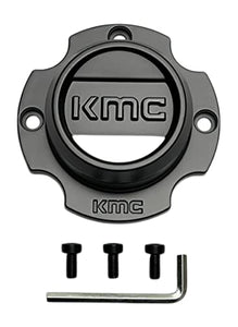 KMC Wheels Grenade Beadlock KS2CAP141540-SB Satin Black UTV Center Cap