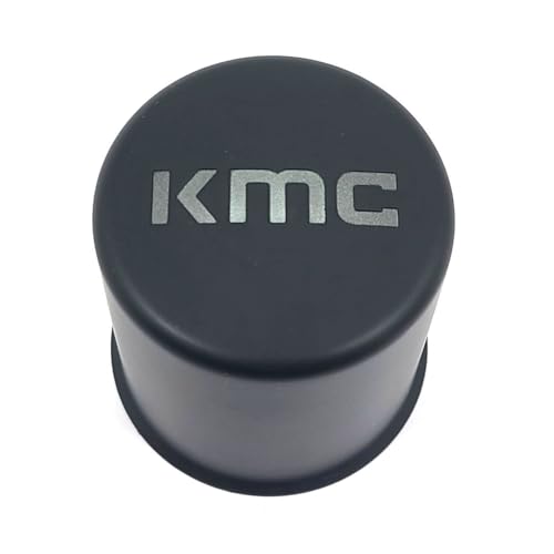 KMC Wheels Matte Black Wheel Center Hub Cap 3.3" Push-Thru for 5x4.5 5x114.3 5x5 5x127 KM522 Enduro replacement wheel center cap part KM522