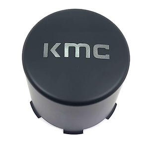 KMC Wheels Matte Black Wheel Center Hub Cap 4-1/4"OD Snap-In for 6x5.5 6x139.7 5x5.5 5x139.7 KM522 Enduro - Wheel Center Caps