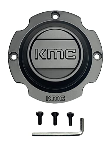 KMC Wheels UTV KS2CAP1548-SB38 Satin Black Center Cap replacement wheel center cap part KS2CAP1548-SB38