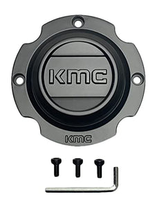 KMC Wheels UTV KS2CAP1548-SB38 Satin Black Center Cap - Wheel Center Caps