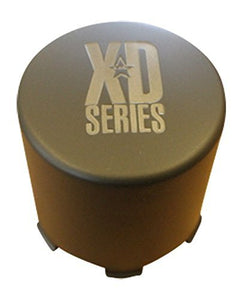 KMC XD SERIES 1001357B CENTER CAP KMC XD 5X5.5 & 6X5.5 PLASTIC PUSH THRU CENTER CAP (DO NOT USE ON TOYOTA) - Wheel Center Caps