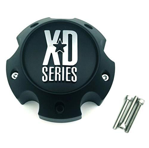 KMC XD Series 1079L145AMB Matte Black Center Cap Fits 5x139.7 5x5.5 replacement wheel center cap part 1079L145AMB