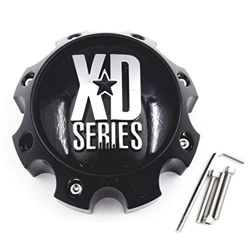 KMC XD Series 1079L170 LG1301-05 1079L170GB Gloss Black 8 Lug Center Cap replacement wheel center cap part 1079L170