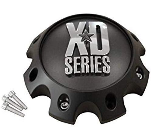 KMC XD Series 441 796 797 798 8 Lug Matte Flat Black Short Center Cap 309B170-8H replacement wheel center cap part 309B170-8H
