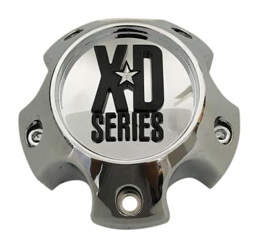KMC XD Series Chrome Wheel Center Cap 1079L121 A0181 0311-30 replacement wheel center cap part 1079L121