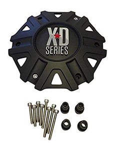 KMC XD Series Monster II 2 Cap M-959 Black Wheel Center Cap - wheelcentercaps