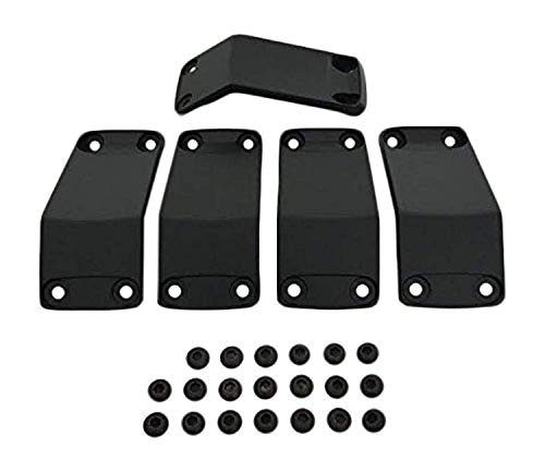 KMC XD Series Rockstar 2 811FIN29012NABS Black Wheel Inserts 20x9 Set of 5 replacement center cap logo / insert part 811FIN29012NABS