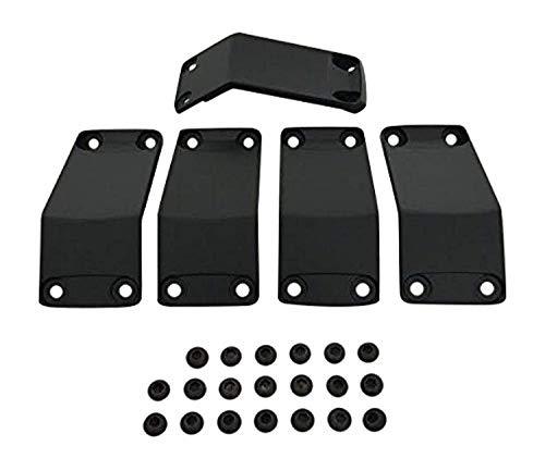 KMC XD Series Rockstar 2 811FIN29018ABS Black Wheel Inserts 20x9 Set of 5 replacement center cap logo / insert part 811FIN29018ABS