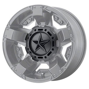 KMC XD Series Rockstar 3 827CAPMB-GB-1 T116L188 S1604-11 Matte Black Center Cap Gloss Black Star - wheelcentercaps