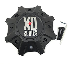 Kmc Xd Series Satin Black Wheel Center Hub Cap 8 1 2 Od Bolt On for 5X5 5X127 5X5 5 5X139 7 5X4 5 5X114 3 5X150 6X135 6X5 5 6X139 7 8X6 5 8X165 1 8X170 8X180 5X135 Xd825 Buck 25 Xd202 Buck 25 - Wheel Center Caps