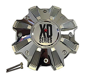 KMC XD Series Trap 823 M-989CH LG1409-26 CAP M-989-UP Chrome Wheel Center Cap - wheelcentercaps