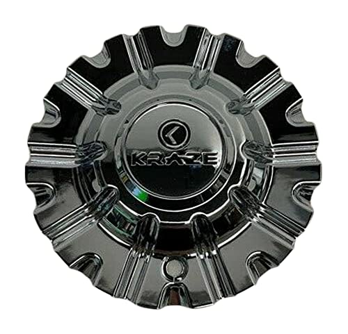 Kraze Chrome Wheel Center Cap 627-2085-CAP replacement wheel center cap part 627-2085-CAP