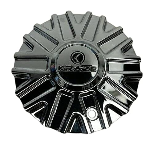 Kraze Chrome Wheel Center Cap 629-2085-CAP replacement wheel center cap part 629-2085-CAP