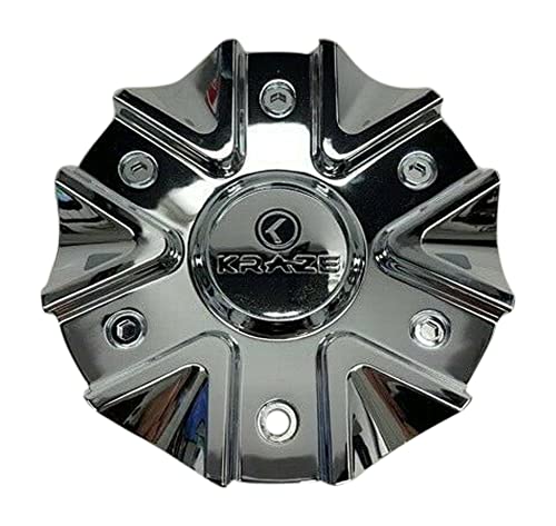 Kraze Chrome Wheel Center Cap 630-2085-CAP replacement wheel center cap part 630-2085-CAP