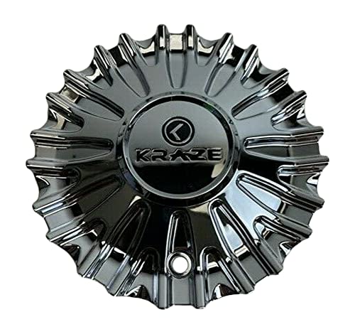 Kraze Chrome Wheel Center Cap 671-2285-CAP replacement wheel center cap part 671-2285-CAP